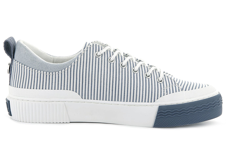 Order (W) Palladium Studio 02 Txt 'Garis Biru Putih' 97608-472-M