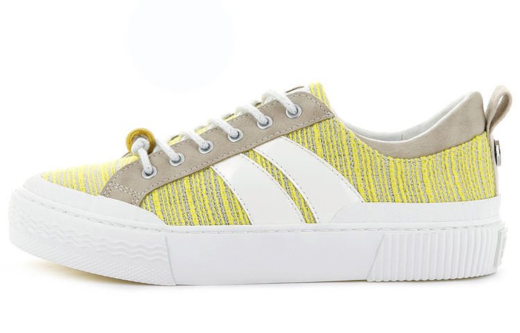 (W) Palladium Studio 03 Ply Low 'Yellow Stripe'