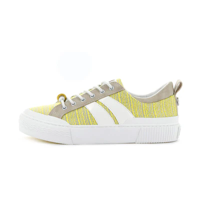 (W) Palladium Studio 03 Ply Low 'Yellow Stripe'