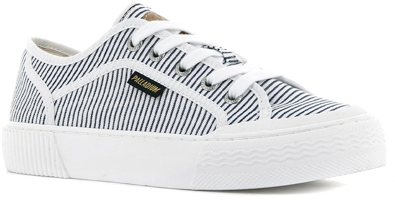 (Women) Palladium Studio 04 TXT Low 'White & Blue Stripe' 97641-472-M Lookbook (Women) Palladium Studio 04 TXT Low 'White & Blue Stripe' 97641-472-M