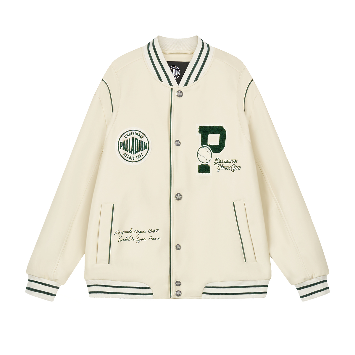 PALLADIUM Vanilla Ice Varsity Jacket - Retro Outdoor Windproof Coat 1011255