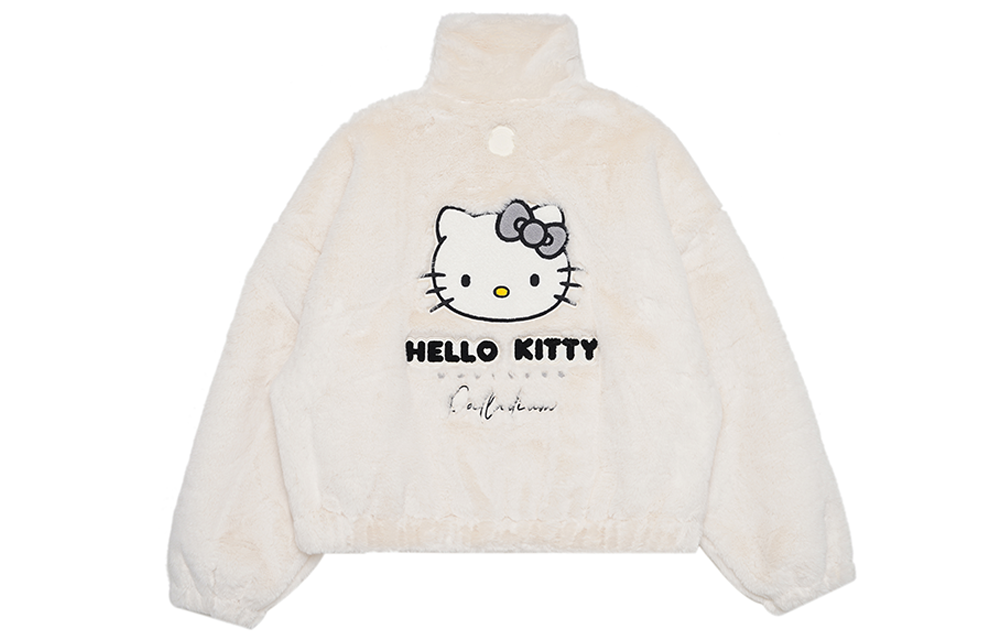 Order (W) PALLADIUM x Hello Kitty 粉色絨毛外套甜美酷炫刺繡款 199817