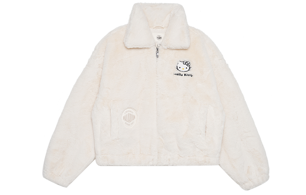 Lookbook (W) PALLADIUM x Hello Kitty 粉色絨毛外套甜美酷炫刺繡款 199817