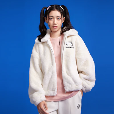 (W) PALLADIUM x Hello Kitty 粉色絨毛外套甜美酷炫刺繡款 199817 Shop (W) PALLADIUM x Hello Kitty 粉色絨毛外套甜美酷炫刺繡款 199817