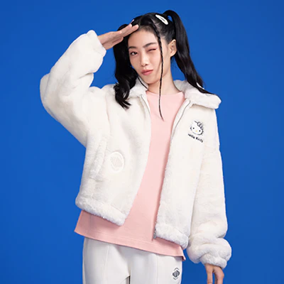 (W) PALLADIUM x Hello Kitty 粉色絨毛外套甜美酷炫刺繡款 199817 Purchase (W) PALLADIUM x Hello Kitty 粉色絨毛外套甜美酷炫刺繡款 199817