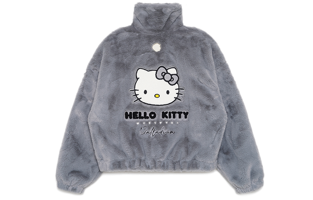 Sizing (W) PALLADIUM x Hello Kitty 粉色絨毛外套甜美酷炫刺繡款 199817