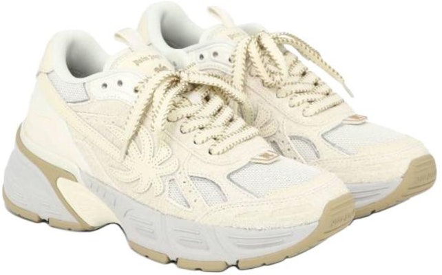 PALM ANGELS 皮革 時尚百搭 生活休閒鞋 女款 米色 Lookbook PALM ANGELS 皮革 時尚百搭 生活休閒鞋 女款 米色