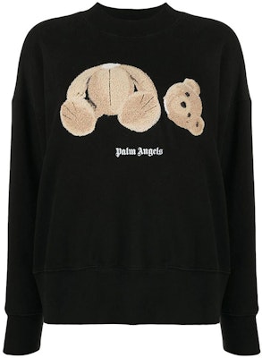 (W) PALM ANGELS Sudadera con Estampado de Oso Decapitado Negro PWBA017S21FLE0071060 Buy (W) PALM ANGELS Sudadera con Estampado de Oso Decapitado Negro PWBA017S21FLE0071060