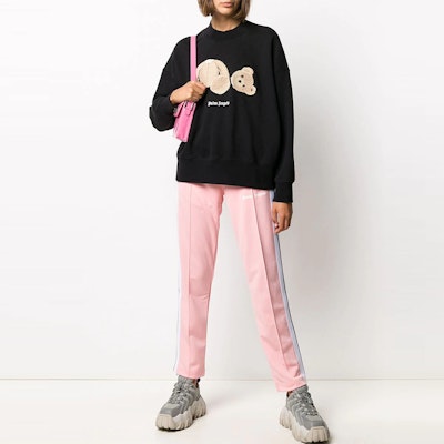 (W) PALM ANGELS Sudadera con Estampado de Oso Decapitado Negro PWBA017S21FLE0071060 Lookbook (W) PALM ANGELS Sudadera con Estampado de Oso Decapitado Negro PWBA017S21FLE0071060