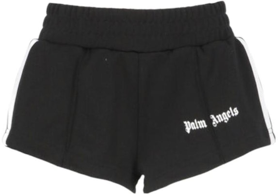 (Women) Palm Angels Black Logo Print Casual Shorts. PWCB003C99FAB001TRACK1001 Buy (Women) Palm Angels Black Logo Print Casual Shorts. PWCB003C99FAB001TRACK1001
