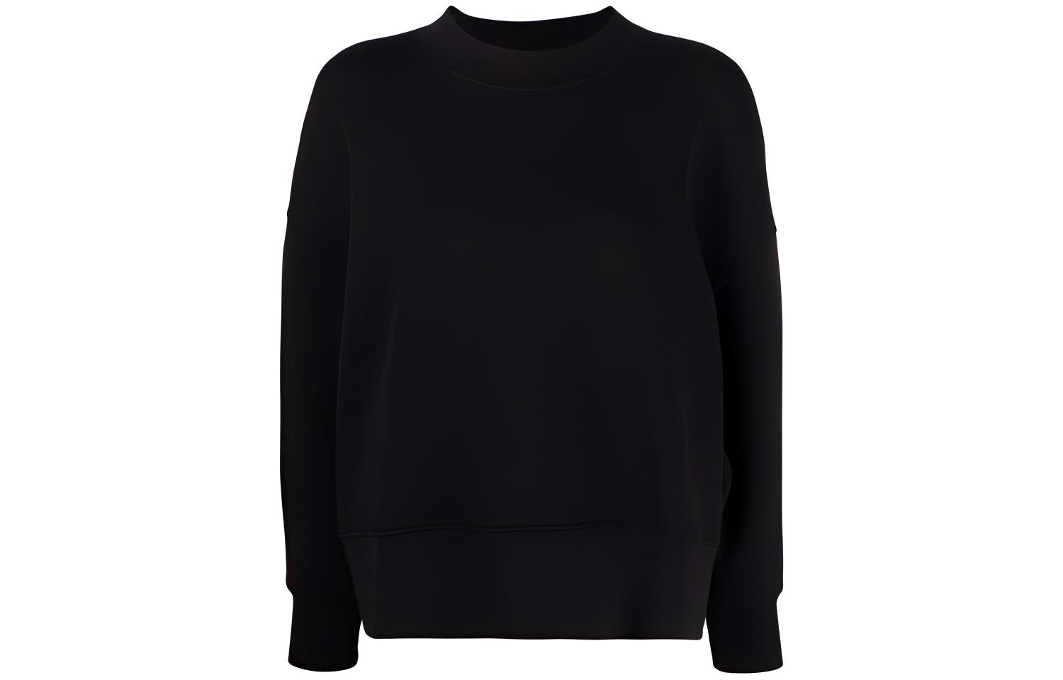 (Women) PALM ANGELS  Logo Print Long Sleeve Sweatshirt Black. PWBA017C99FLE0011001