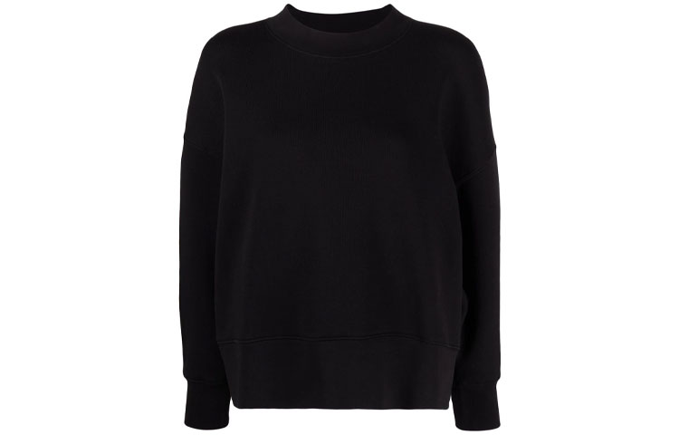 Order (W) PALM ANGELS Sudadera Negra de Manga Larga con Logo Impreso. PWBA017C99FLE0011001