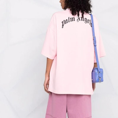 (W) パームエンジェルス ピンク ロゴ ベア グラフィック クルーネック Tシャツ PWAA017C99JER0013460 Shop (W) パームエンジェルス ピンク ロゴ ベア グラフィック クルーネック Tシャツ PWAA017C99JER0013460