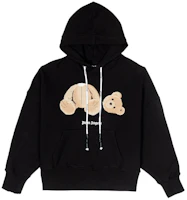 (Women) Palm Angels Black Kill The Bear Hoodie - Black Bear Head Design PWBB023S20FLE0011060 (Women) Palm Angels Black Kill The Bear Hoodie - Black Bear Head Design PWBB023S20FLE0011060