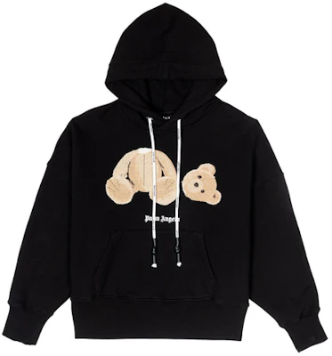 (Women) Palm Angels Black Kill The Bear Hoodie - Black Bear Head Design PWBB023S20FLE0011060 Buy (Women) Palm Angels Black Kill The Bear Hoodie - Black Bear Head Design PWBB023S20FLE0011060