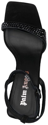 (Women) Palm Angels Calfskin Suede Open-Toe Buckle Sandals 'Black' PWIH004S23LEA0021000 Shop (Women) Palm Angels Calfskin Suede Open-Toe Buckle Sandals 'Black' PWIH004S23LEA0021000