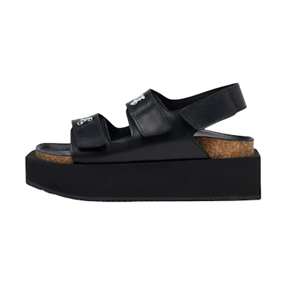 (W) Palm Angels Chunky Leather Sandals 'Black'