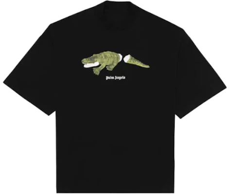 (W) 팜엔젤스 크로커다일 프린트 오버사이즈 블랙 티셔츠 PWAA017F20JER0051055 Buy (W) 팜엔젤스 크로커다일 프린트 오버사이즈 블랙 티셔츠 PWAA017F20JER0051055