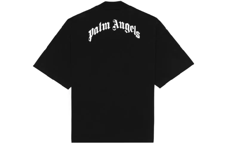 Lookbook (W) 팜엔젤스 크로커다일 프린트 오버사이즈 블랙 티셔츠 PWAA017F20JER0051055