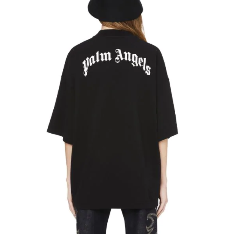 Details for (W) 팜엔젤스 크로커다일 프린트 오버사이즈 블랙 티셔츠 PWAA017F20JER0051055