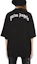 Details for (W) 팜엔젤스 크로커다일 프린트 오버사이즈 블랙 티셔츠 PWAA017F20JER0051055