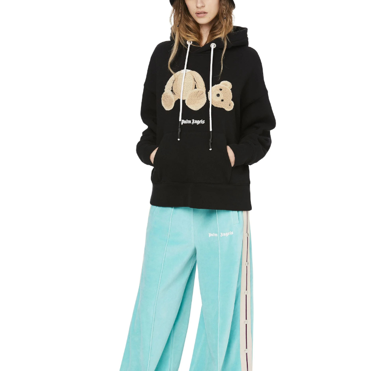 (Women) PALM ANGELS Decapitated Bear Hoodie Black PWBB023F20FLE0031060 圖 7