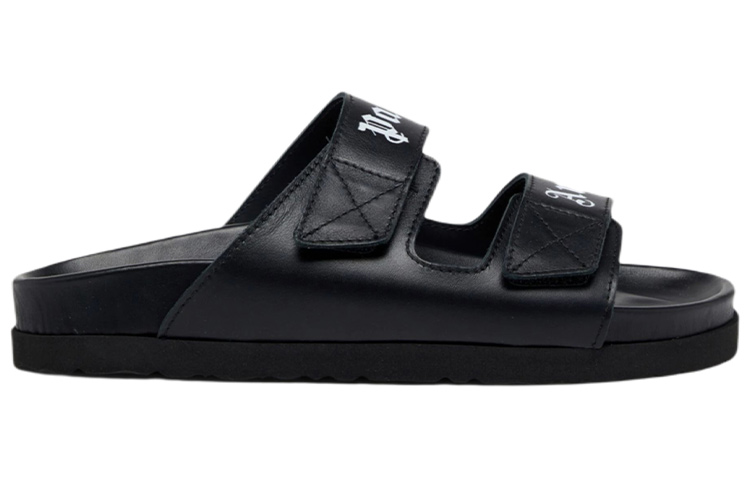 Order (W) Sandal Dua Tali Palm Angels 'Hitam' PWIA023C99LEA001-1001