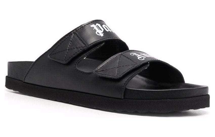 Lookbook (W) Sandal Dua Tali Palm Angels 'Hitam' PWIA023C99LEA001-1001