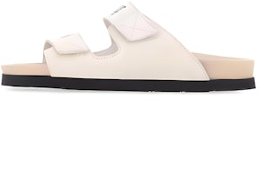 (Women) Palm Angels Double-Strap Sandal 'Off White' PWIH019S23LEA002-0361 (Women) Palm Angels Double-Strap Sandal 'Off White' PWIH019S23LEA002-0361