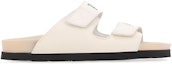 Order (Women) Palm Angels Double-Strap Sandal 'Off White' PWIH019S23LEA002-0361