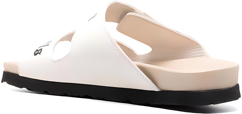 (Women) Palm Angels Double-Strap Sandal 'Off White' PWIH019S23LEA002-0361 Shop (Women) Palm Angels Double-Strap Sandal 'Off White' PWIH019S23LEA002-0361