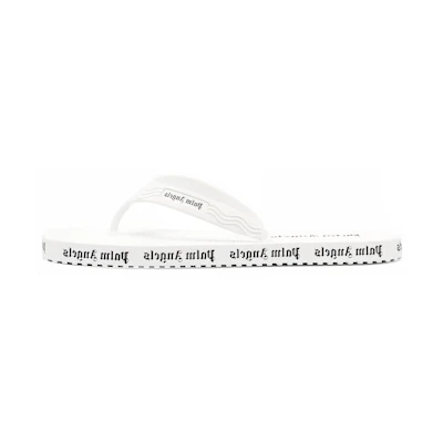 (W) Palm Angels Flip Flops 'Allover Logo - White'