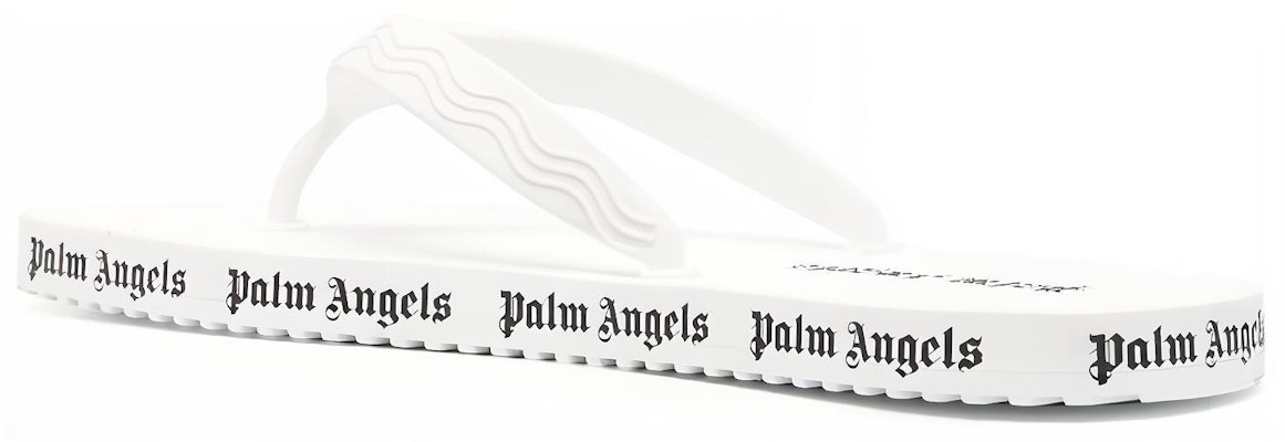 (Women) Palm Angels Flip Flops 'Allover Logo - White' PWIC005S23MAT001-0110 Lookbook (Women) Palm Angels Flip Flops 'Allover Logo - White' PWIC005S23MAT001-0110