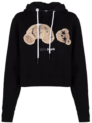 (W) 팜엔젤스 FW21 블랙 베어 로고 디자인 풀오버 스웻셔츠 PWBB022F21FLE0021060 Order (W) 팜엔젤스 FW21 블랙 베어 로고 디자인 풀오버 스웻셔츠 PWBB022F21FLE0021060