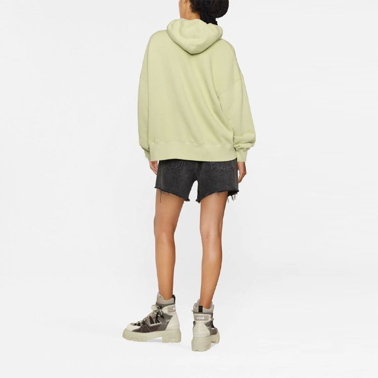 (Women) PALM ANGELS FW22  Cartoon Pattern Knit Hoodie Avocado Green Pullover PWBB023F22FLE0035160 圖 5