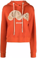 (Women) PALM ANGELS FW22 Teddy Bear Hoodie Pullover Orange. PWBB022F22FLE0052760 (Women) PALM ANGELS FW22 Teddy Bear Hoodie Pullover Orange. PWBB022F22FLE0052760