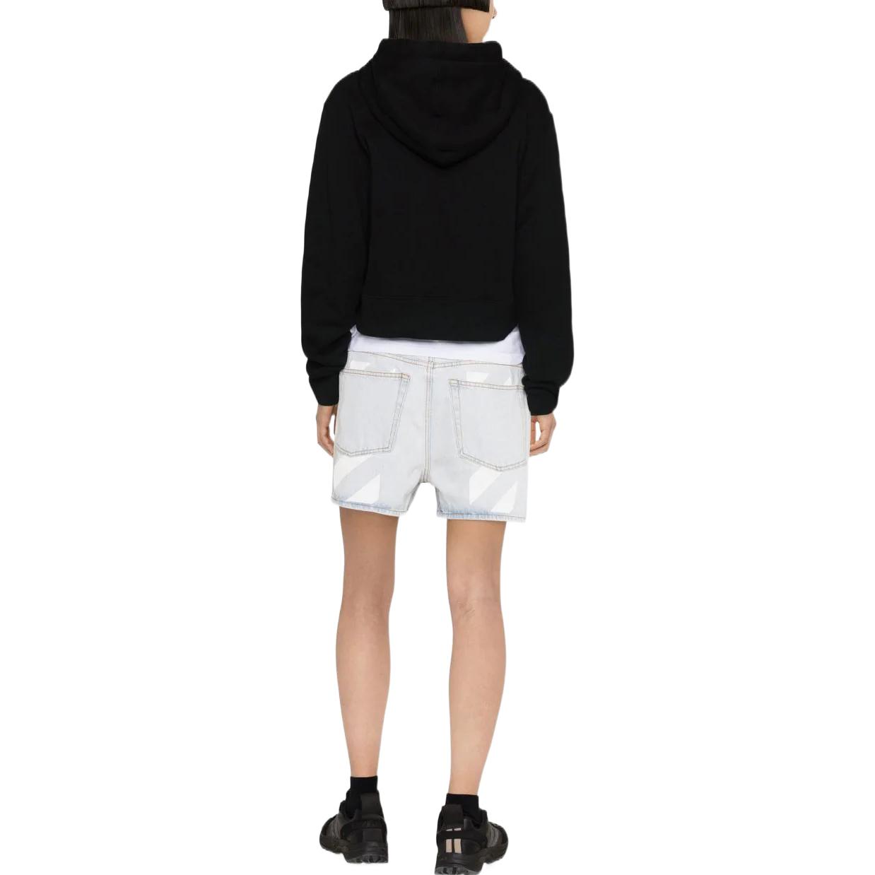 Shop (W) 팜앤젤스 FW22 베어 프린트 블랙 후디 여성용. PWBB022C99FLE0021060