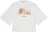 Order (Women) PALM ANGELS FW22 Bear Print Crewneck Short Sleeve T-Shirt Women White. PWAA020C99JER0110160