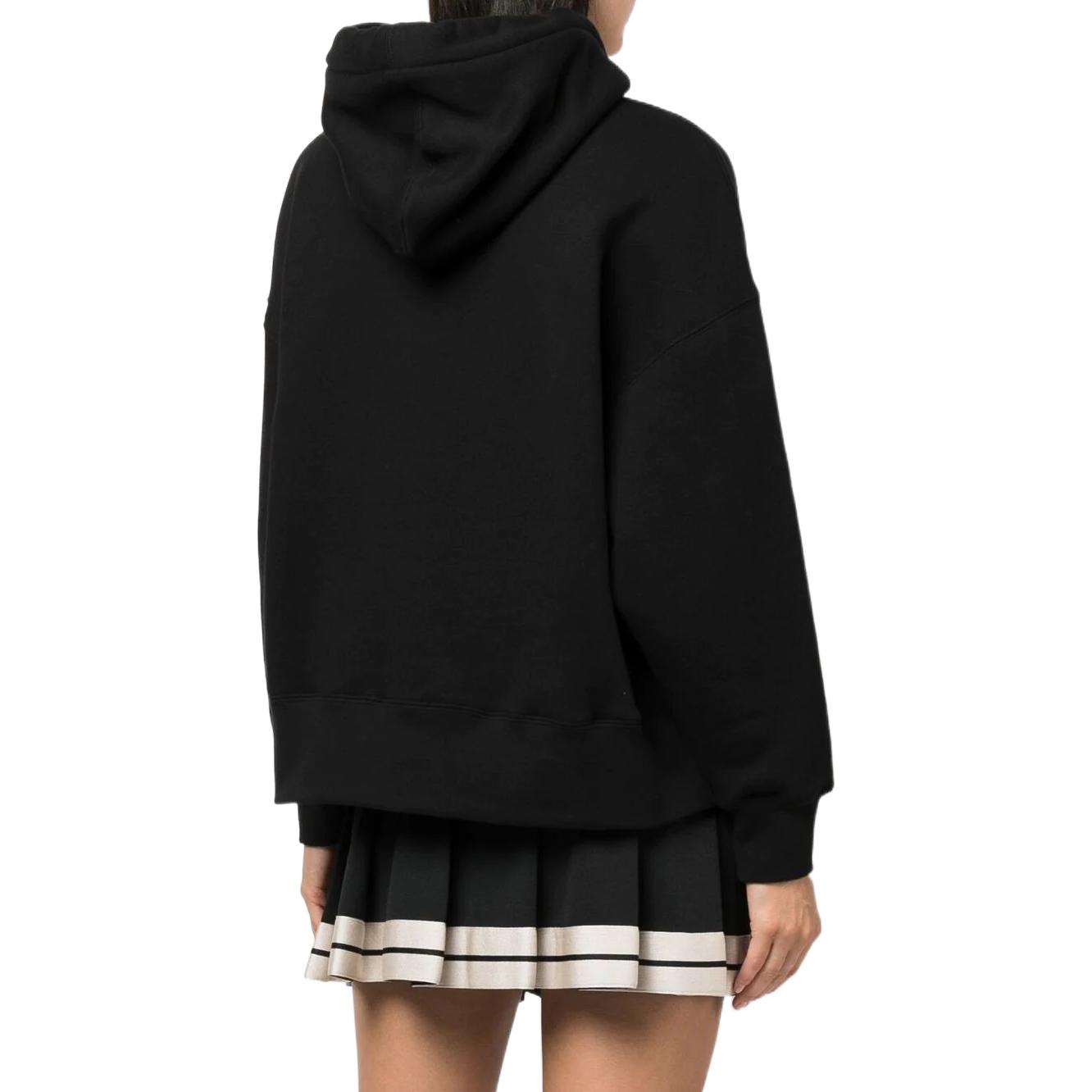 (Women) PALM ANGELS FW22 Sequin Bear Oversized Hoodie  Black. PWBB023F22FLE0041076 圖 4