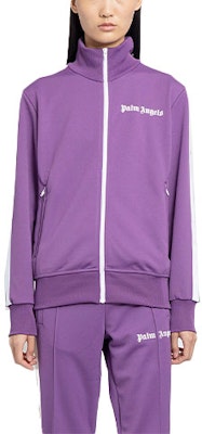 (Women) PALM ANGELS FW22 Women’s Purple High Neck Zip Jacket with Logo Print. PWBD019F22FAB0023704 Buy (Women) PALM ANGELS FW22 Women’s Purple High Neck Zip Jacket with Logo Print. PWBD019F22FAB0023704