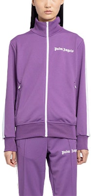 (Women) PALM ANGELS FW22 Women’s Purple High Neck Zip Jacket with Logo Print. PWBD019F22FAB0023704 Order (Women) PALM ANGELS FW22 Women’s Purple High Neck Zip Jacket with Logo Print. PWBD019F22FAB0023704