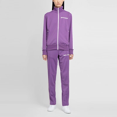 (Women) PALM ANGELS FW22 Women’s Purple High Neck Zip Jacket with Logo Print. PWBD019F22FAB0023704 Lookbook (Women) PALM ANGELS FW22 Women’s Purple High Neck Zip Jacket with Logo Print. PWBD019F22FAB0023704