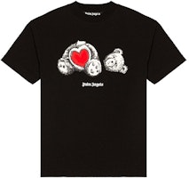 (Women) Palm Angels Heart Bear Oversized Black T-Shirt for Women. PWAA017S21JER0011001 (Women) Palm Angels Heart Bear Oversized Black T-Shirt for Women. PWAA017S21JER0011001