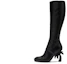 Buy (Women) Palm Angels High-Top Slip-On Boots 'Black Leather' PWIE013F23LEA0011000