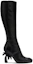 Order (Women) Palm Angels High-Top Slip-On Boots 'Black Leather' PWIE013F23LEA0011000