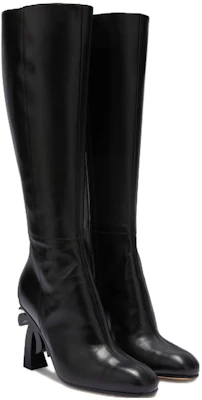 (Women) Palm Angels High-Top Slip-On Boots 'Black Leather' PWIE013F23LEA0011000 Lookbook (Women) Palm Angels High-Top Slip-On Boots 'Black Leather' PWIE013F23LEA0011000