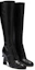 Lookbook (Women) Palm Angels High-Top Slip-On Boots 'Black Leather' PWIE013F23LEA0011000