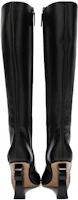 Shop (W) Botas Altas Sin Cordones Palm Angels 'Cuero Negro' PWIE013F23LEA0011000