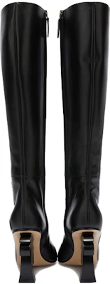 (Women) Palm Angels High-Top Slip-On Boots 'Black Leather' PWIE013F23LEA0011000 Shop (Women) Palm Angels High-Top Slip-On Boots 'Black Leather' PWIE013F23LEA0011000
