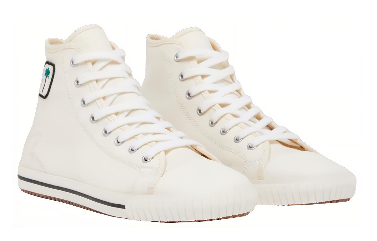 (W) Palm Angels High-Top Sneakers 'White' 圖 3